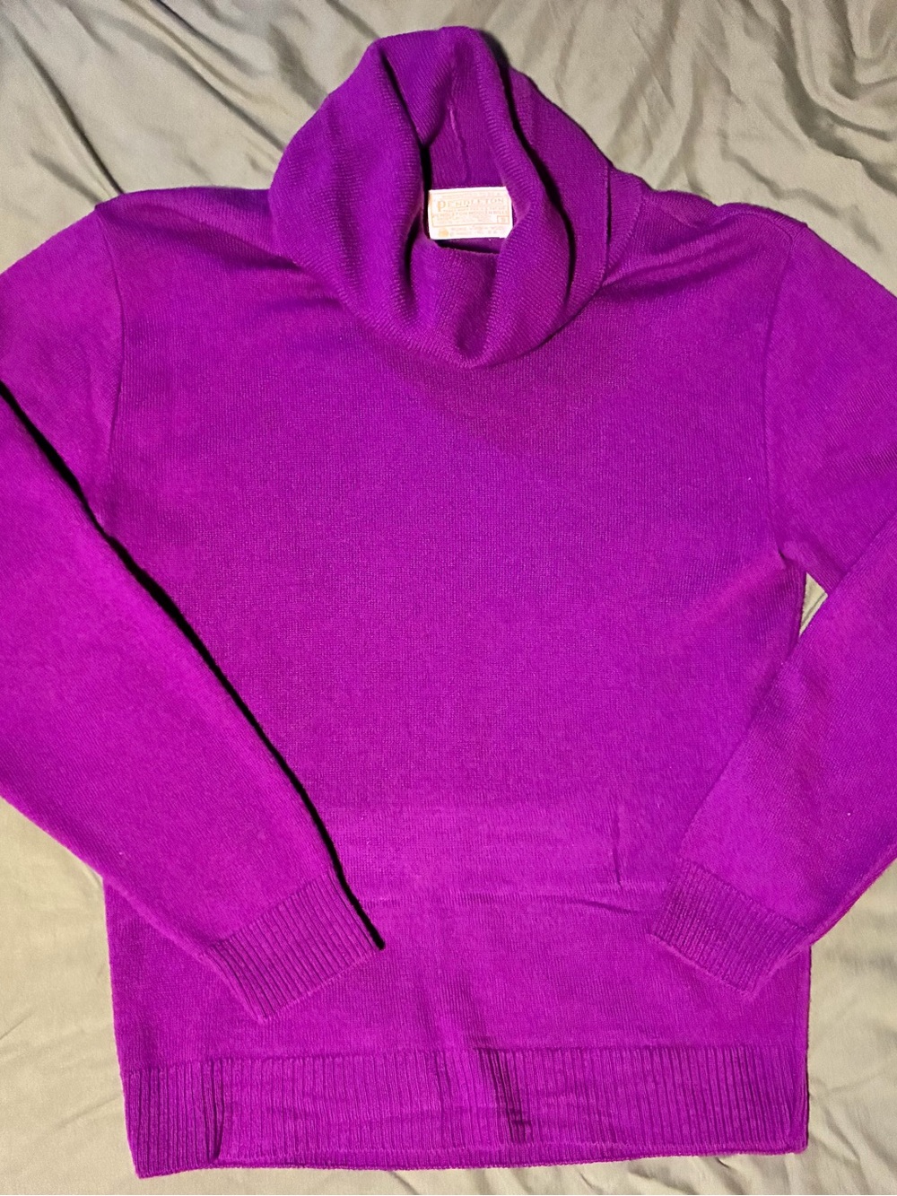 Pendleton Vibrant Magenta Cowl Neck Sweater